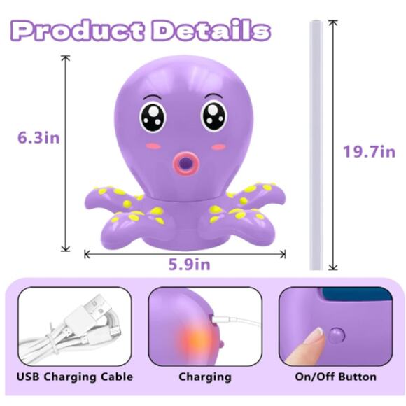 Water Table Pump, Octopus Battery Powered Water Pump for Water Table - Picture 2 of 6